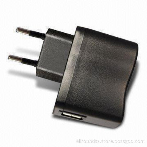 USB Travel Charger with EU Plug, Comply with CE and RoHS Marks